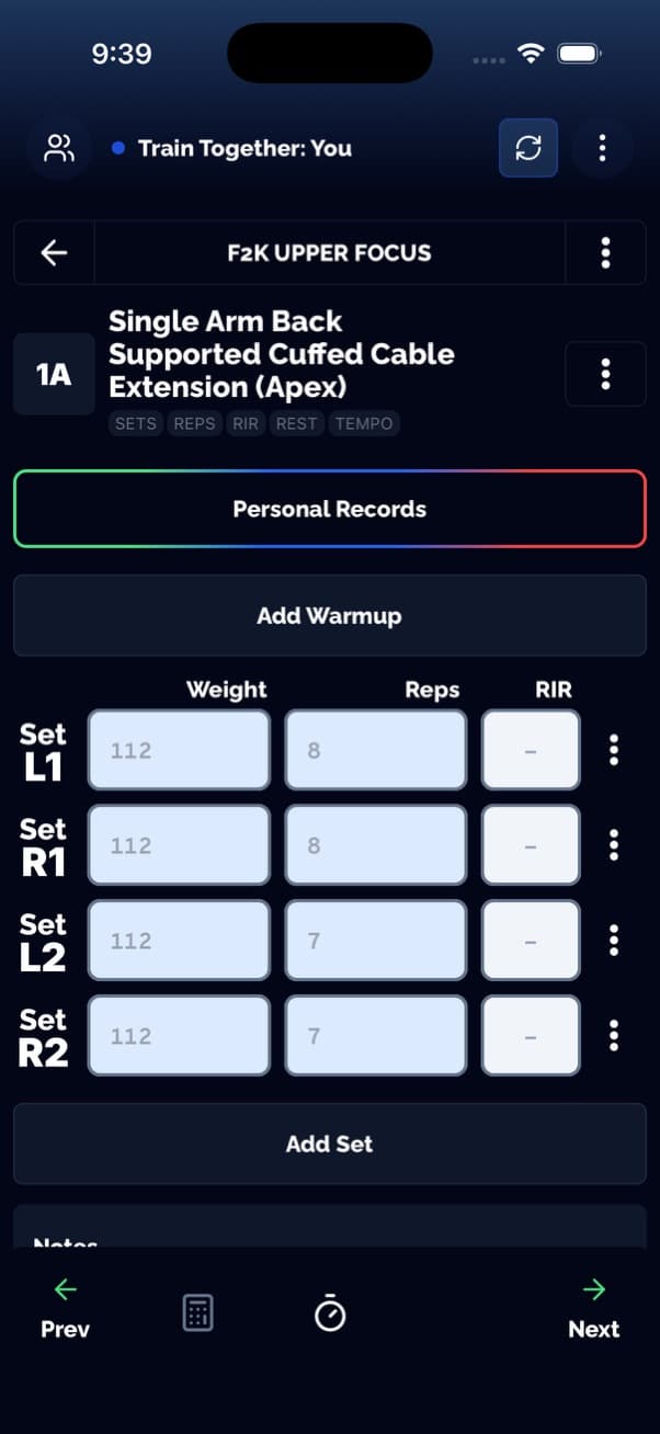 Train together - your view